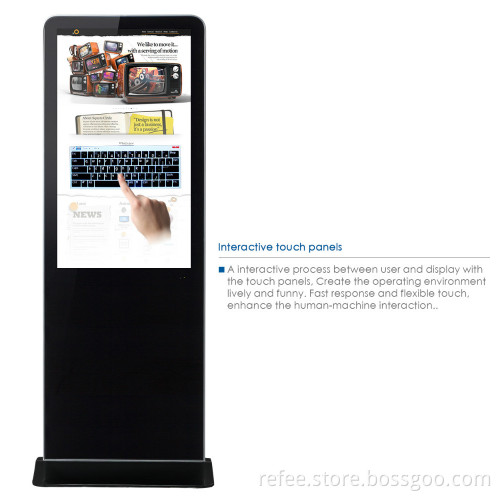 Refee all-in-one pc with Intel i3 CPU or Intel i5 CPU, 55inch floor standing display